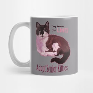 Adopt Senior Kitties Mug